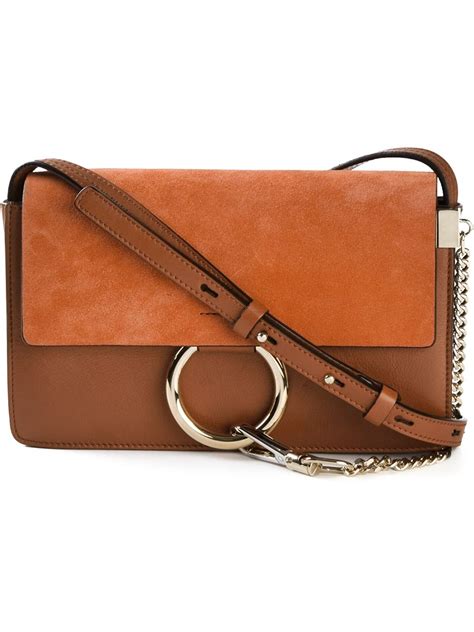 chloe faye bag brown|chloe faye bag sale.